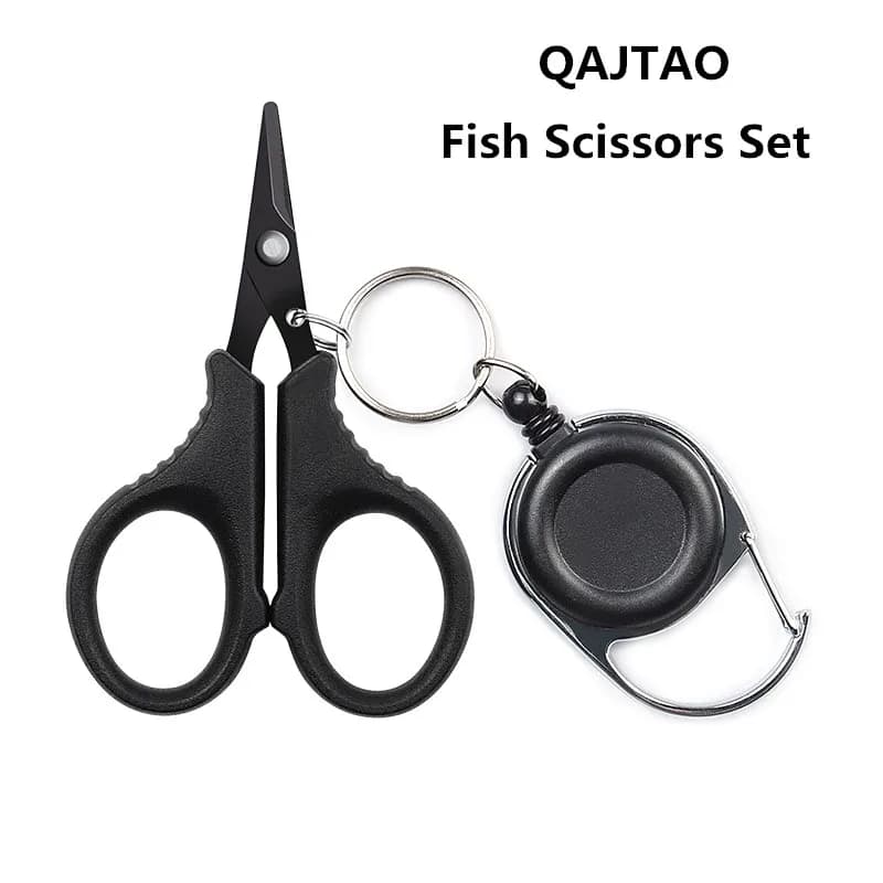 Titanium Coated Stainless Steel Fishing Pliers, PE Braided Wire Cutting Pliers, Carp Fishing Accessories Tools, Fish Scissors
