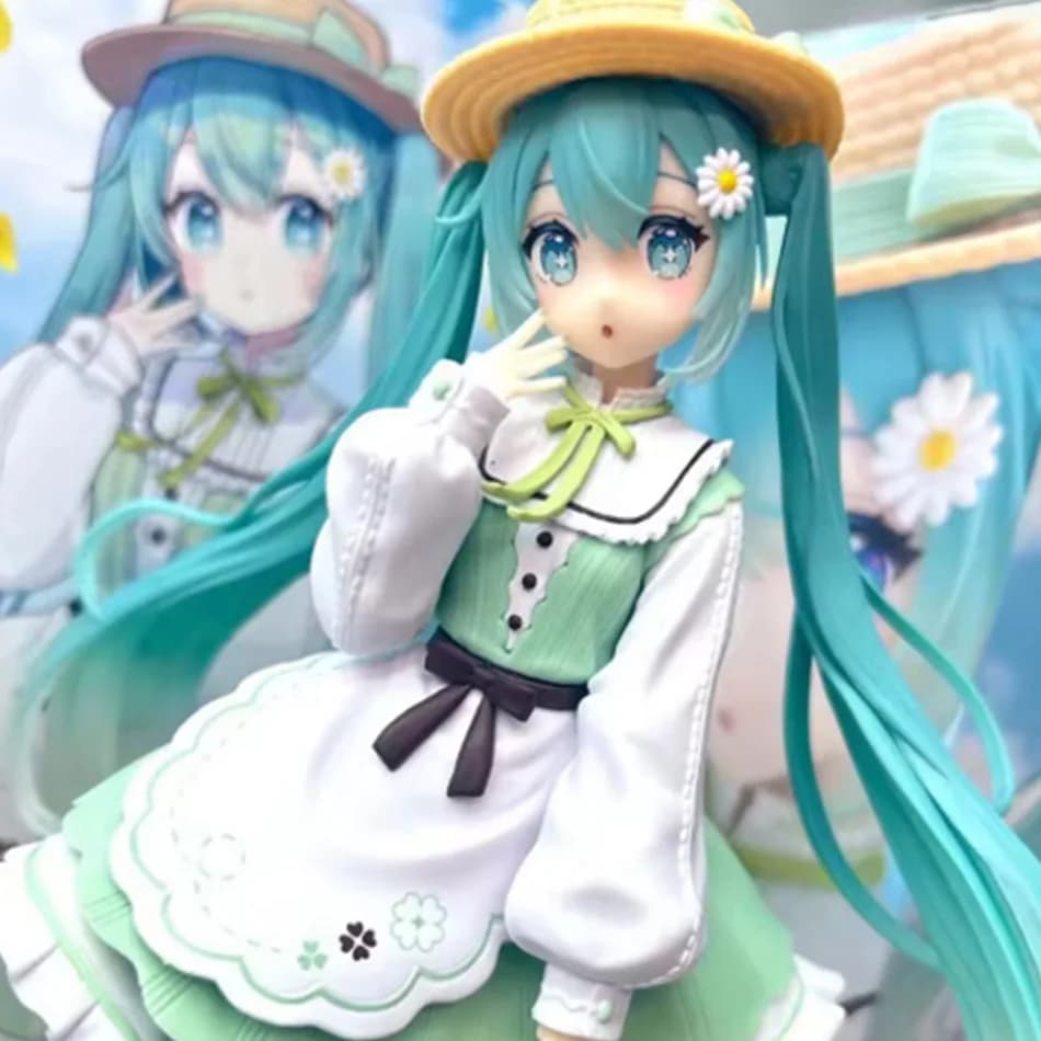 Action Figure da Scrivania di Hatsune Miku, Versione Country alla Moda, 20cm Figurina Anime Ragazza Kawaii - Adorabile Decorazione