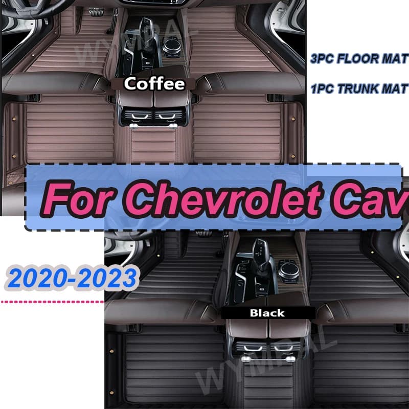 LUXURI Tappetini Auto Per Chevrolet Cavalier Onix Prisma 2023 2022 2021 2020 Tappeti Impermeabili Accessori Auto Personalizzati Interni