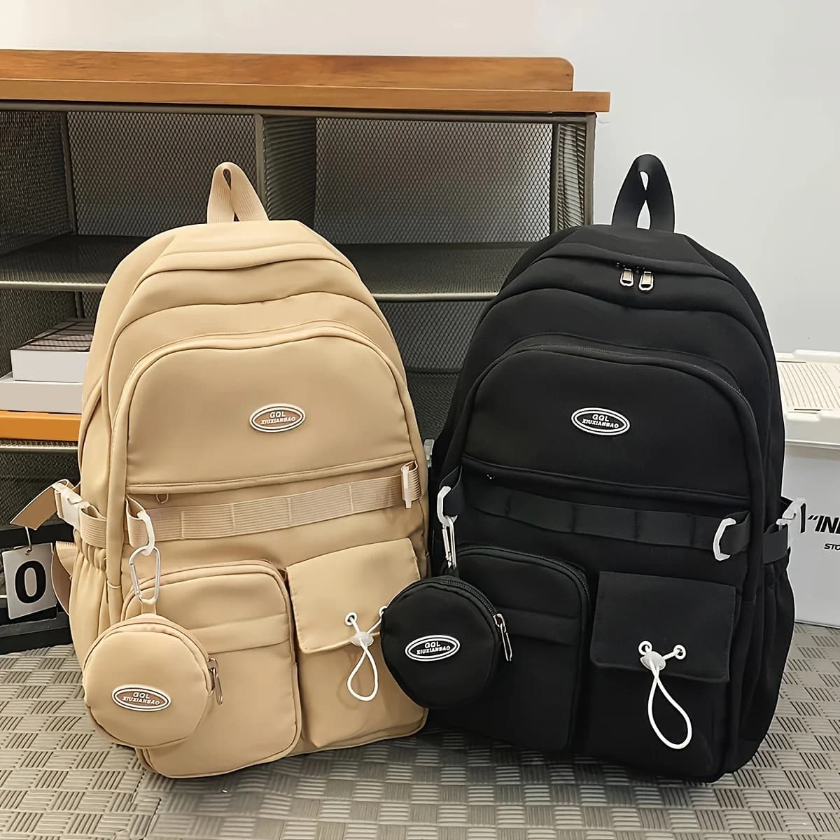 Zaino Zaino da viaggio sportivo semplice di grande capacità Zaino per il tempo libero per la scuola media Borsa tutorial