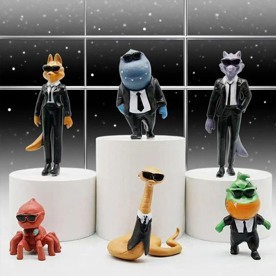 Nuovo Prodotto: The Bad Guys Alliance 2, Bambole Anime Fatte a Mano, Decorazioni per Torte, Regali di Compleanno