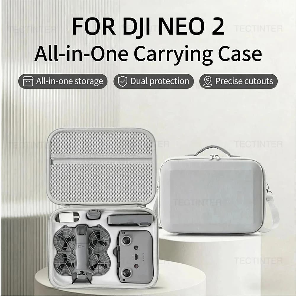 Portable Travel Organizer Bag Case For DJI NEO 2 Drone Remote Control Storage Shoulder Pouch Carry Accessory Box