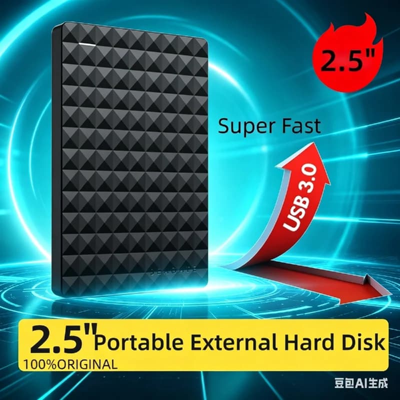 OEM For Seagate Expansion Portable HDD 2.5" High Speed USB3.0 External Game Media Data Hard Disk
