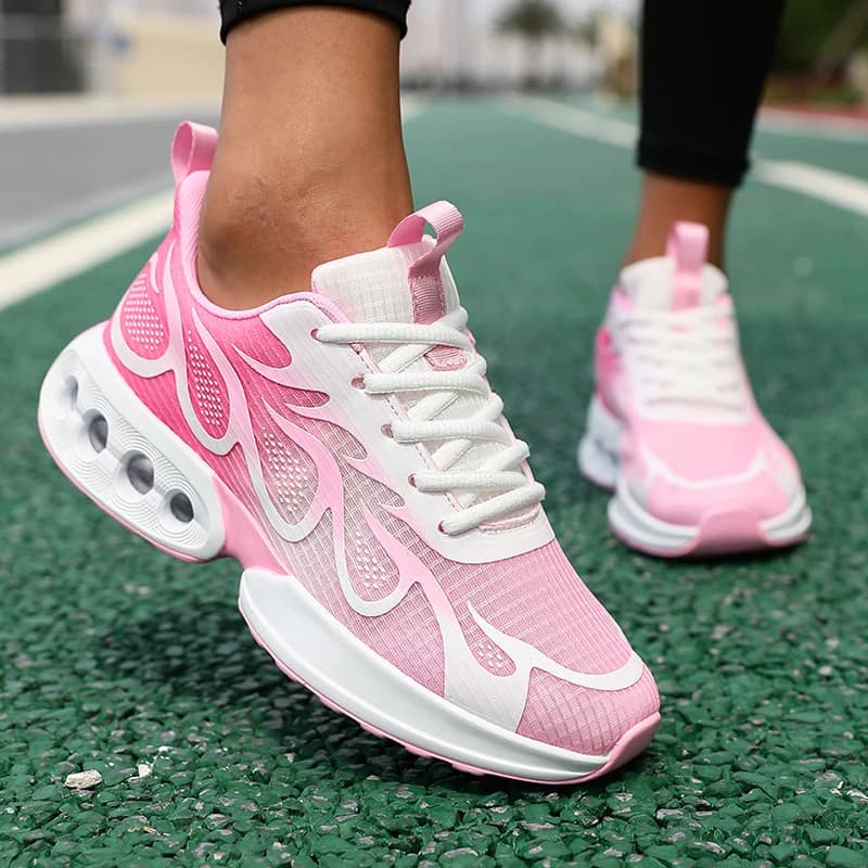 Women Sneakers Breathable Casual Shoes Outdoor Lightweight Shoes Casual Walking Thick Sole Platform Ladies zapatillas de mujer