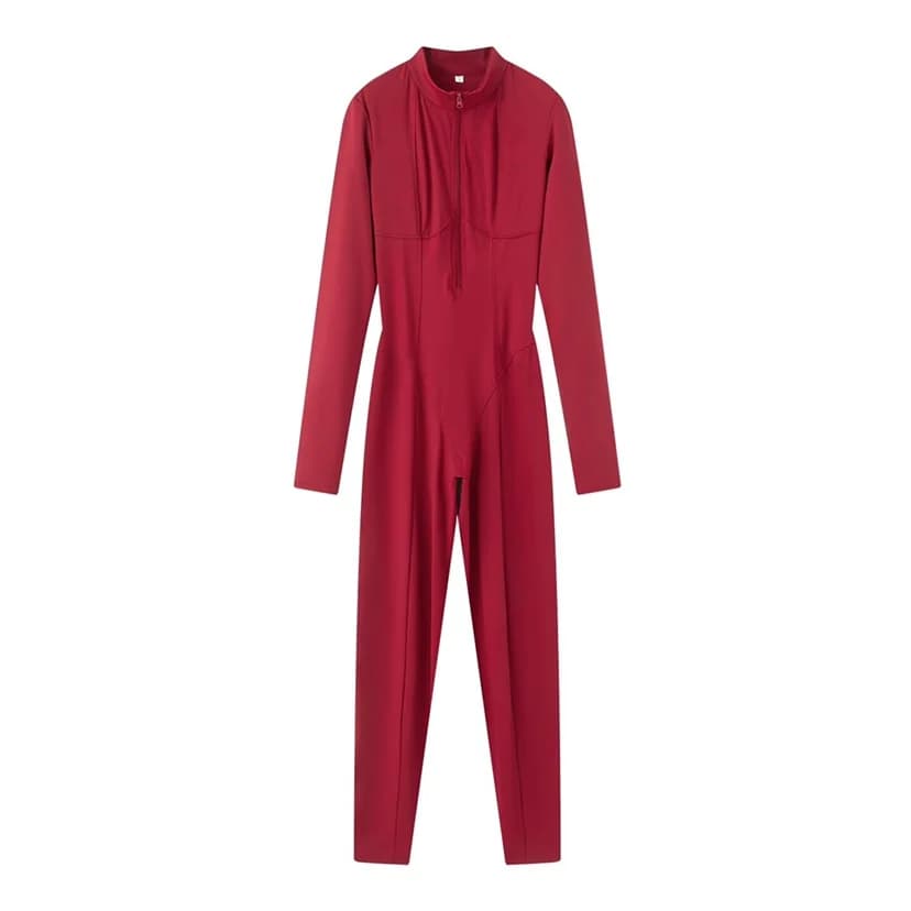 Tuta da Yoga a Vita Alta, Abbigliamento Sportivo Monopezzo, Pantaloni Modellanti a Compressione a Maniche Lunghe, Body Aderente per Ginnastica
