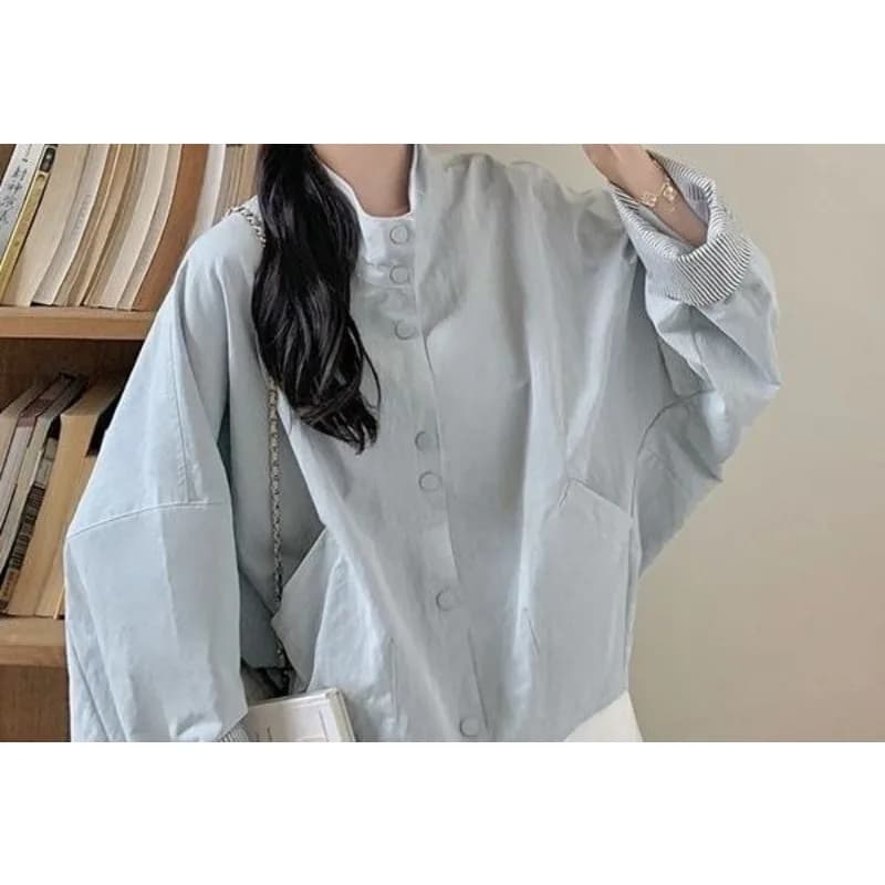 Giacca Corta di Design Primavera 2026, Giacca Leggera da Donna in Stile Coreano