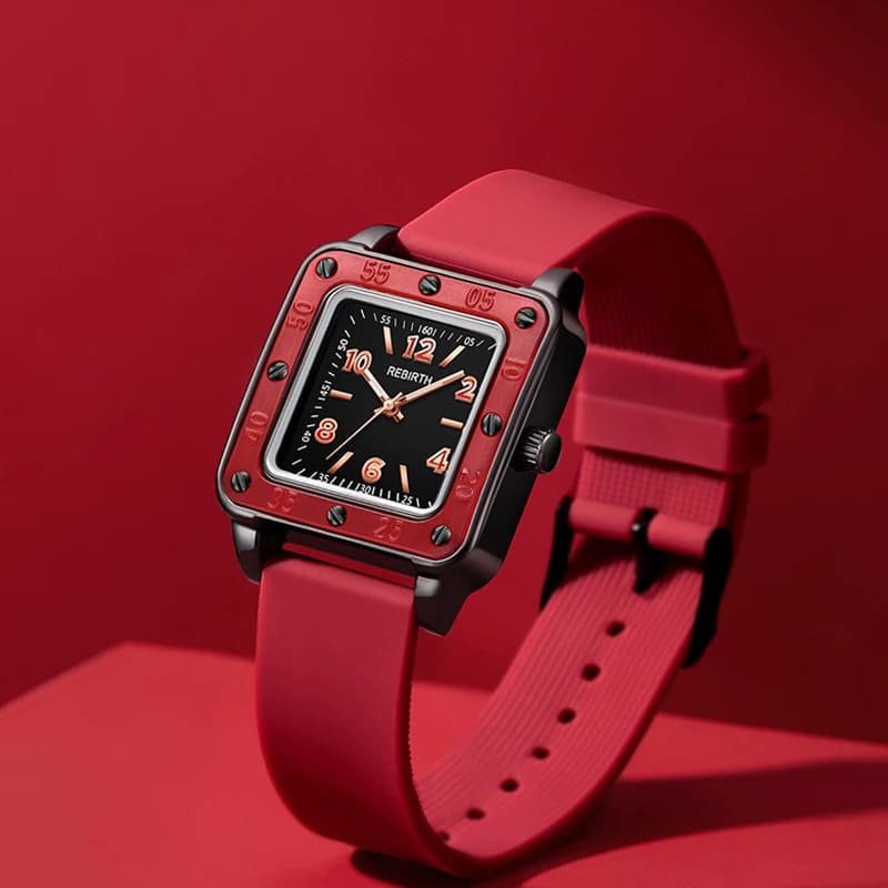 Women's Watches With Square Silicone Strap Luxury Fashion Elegant Women's Wrist Watch For Women's Dropshipping Watch