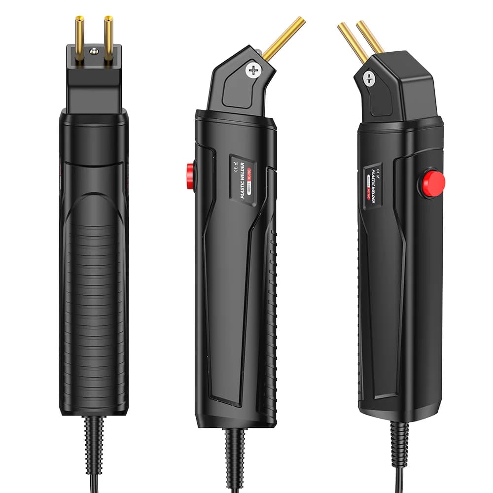 Nuova Saldatrice per Plastica da 100W 110V, Kit Pistola Saldatrice a Caldo con 400 Graffette, Strumento per Riparazione Paraurti Auto
