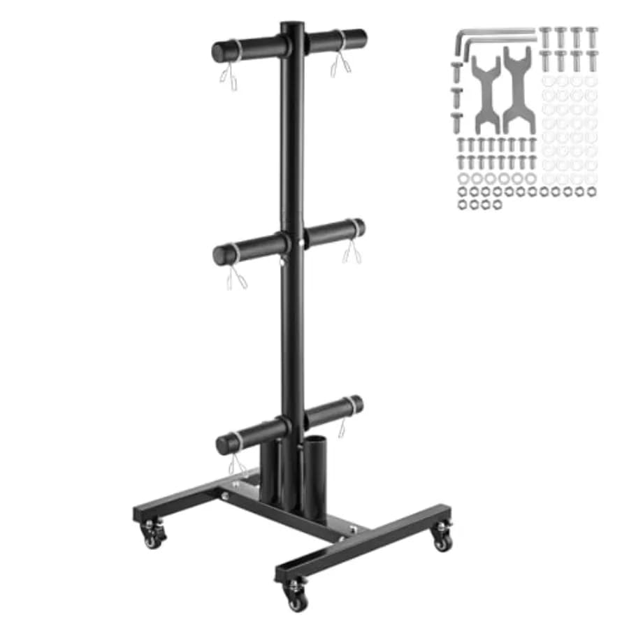 Vertical Bearing RK for 2 Weights, Bearings with Wheels for Pesi Storage