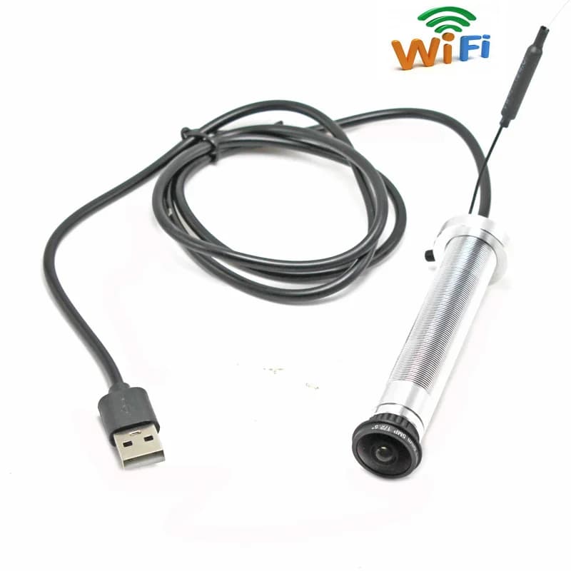 360 gradi HD panoramic 16MM Diamater grandangolare Fish-eye Security Door spioncino wi-fi wireless campanello camera 1080P V380 app