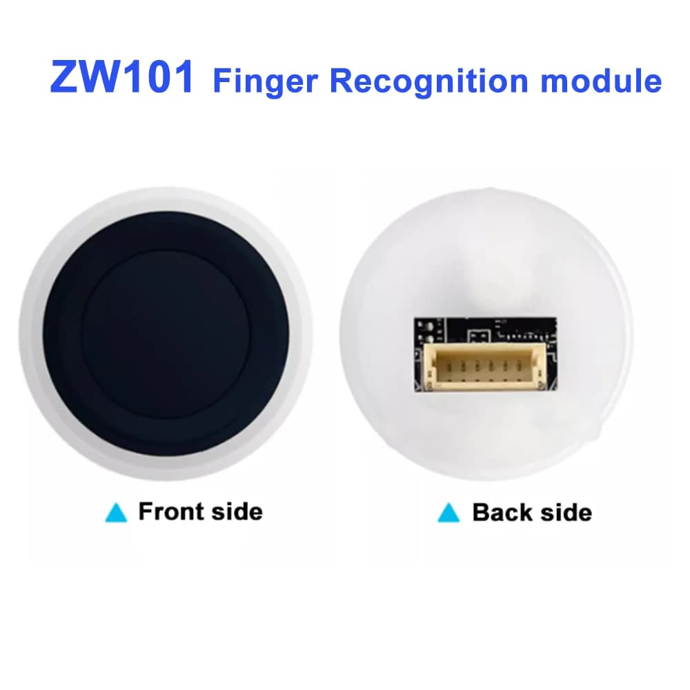 Modulo Sensore di Riconoscimento Impronte Digitali HLK-ZW101 per Accesso Intelligente alle Porte, 80*64