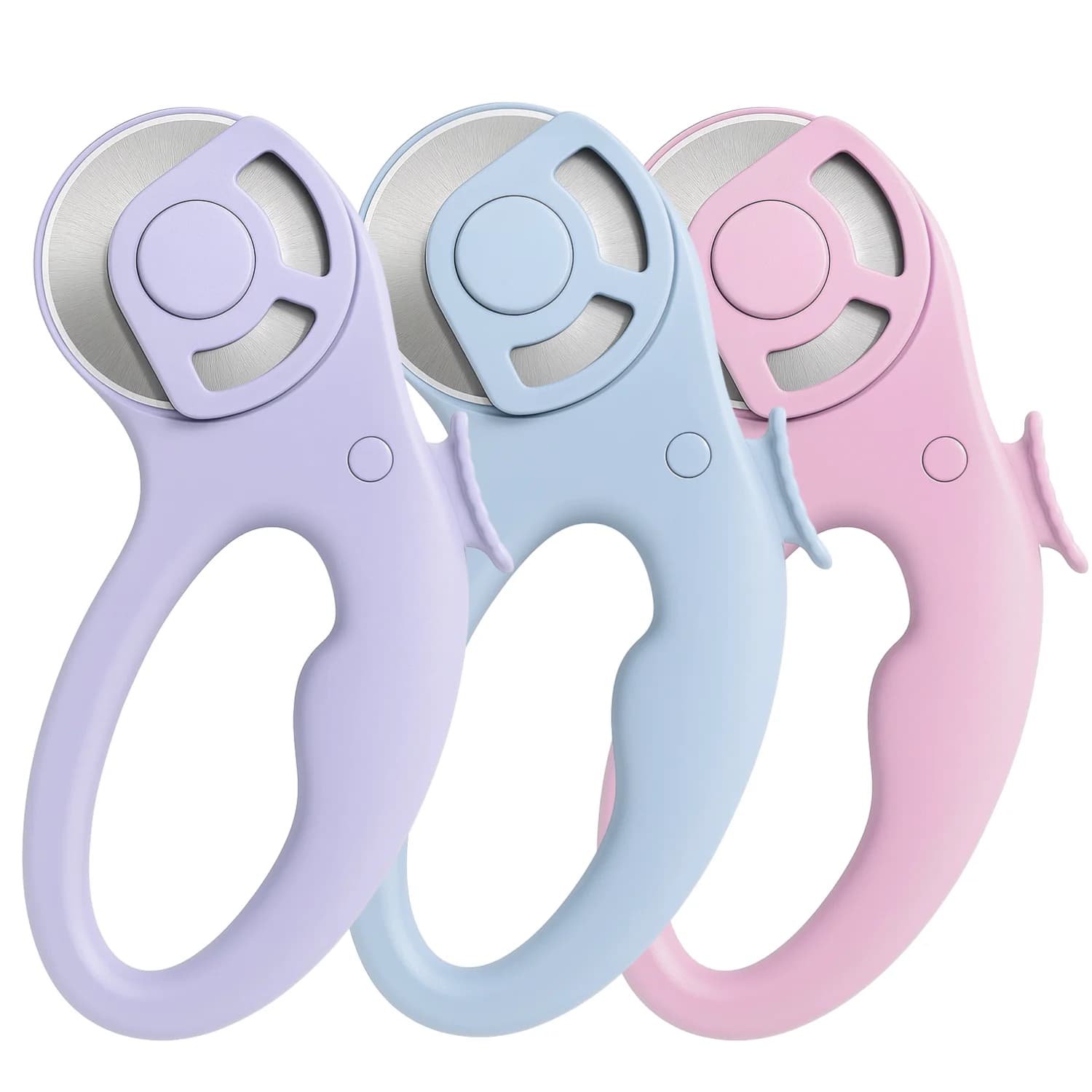 Taglierina Rotante per Vinile Cricut, Manico Ergonomico per Tessuti, Pelle, Quilting, Patchwork, Strumento per Cucito e Artigianato (Rotary Trimmer)