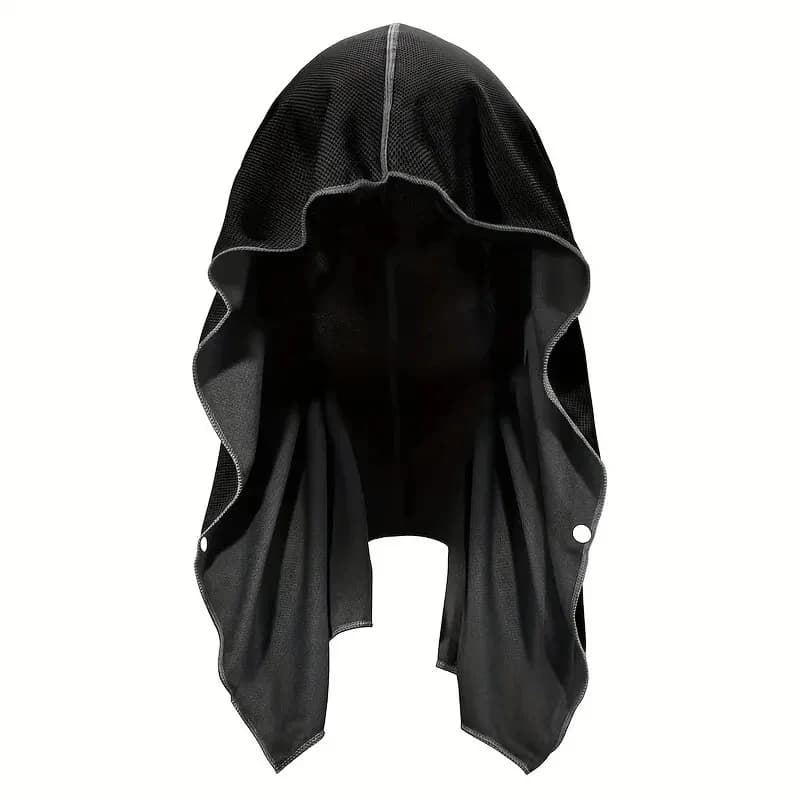Asciugamano Rinfrescante U per Spiaggia, Campeggio, Palestra, Protezione Solare, Asciugatura Rapida, Sportivo, con Fascia per la Testa
