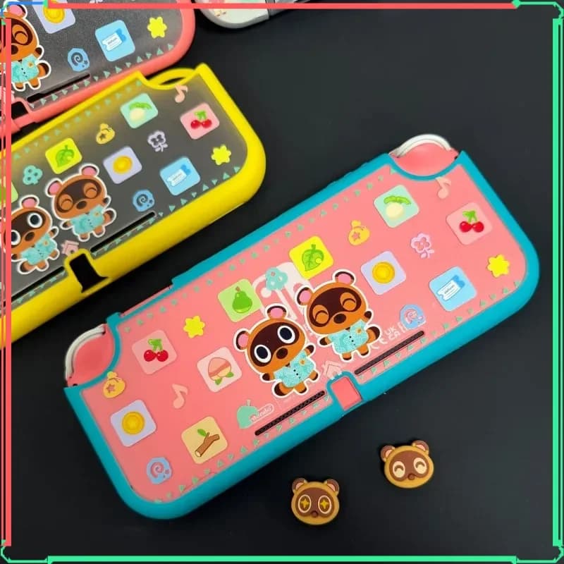 Custodia protettiva originale per Switch Lite a tema Animal Crossing, opaca, semi-avvolgente, antiurto, accessorio per Nintendo Switch Lite