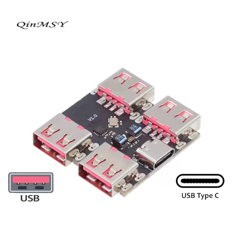 USB 2.0 da 1 a 4 HUB a quattro porte PCBA PC 4 dispositivi di tipo C per stampante scanner tastiera mouse