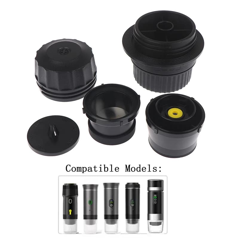 1 Set Portable Coffee Maker Parts, Powder & Capsule Container Fit KF-JN-01 / KF-JN-02