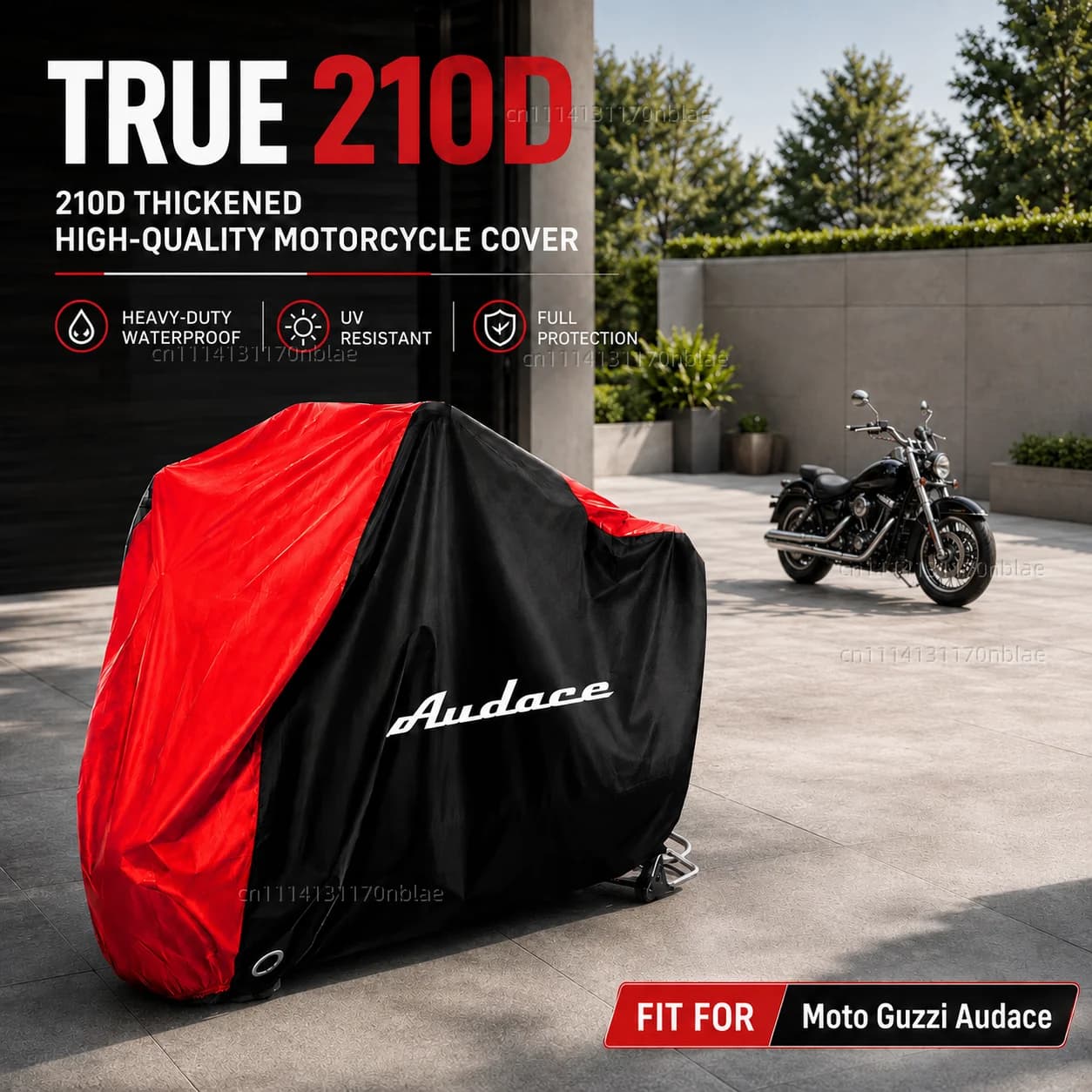 For Moto Guzzi Audace 2015-2020 Cruiser 210D Motorcycle Cover Waterproof All Season Dustproof UV Protection Moto Rain Cover