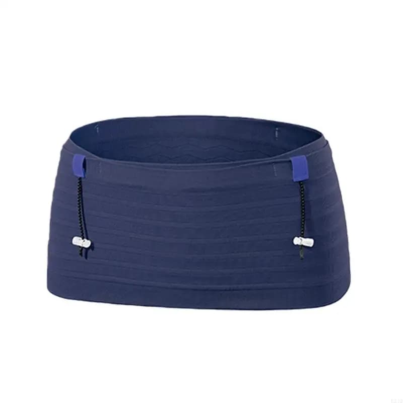 Elastic Running Waist Pack With Race Bib Holder Multifunctional Nylon Sport Waist Belt For Running Cycling Gym Workouts
