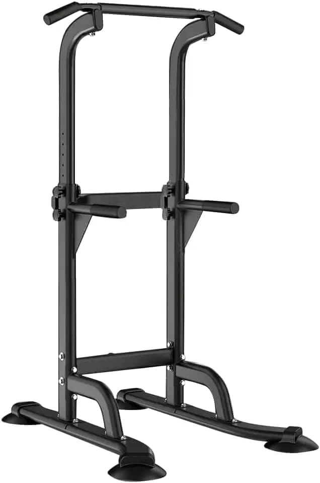 Adjustable Multifunction Tower for Tractions and Dip, Strength Training Machine for Home Gym