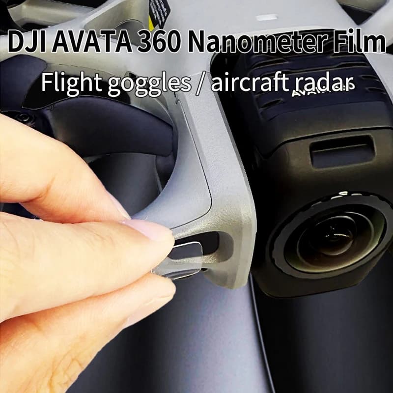 New for DJI Avata 360 Nanometer Film Flight Goggles/Aircraft Radar with Heat Gun Nano Protective Film for AVATA 360 Parts