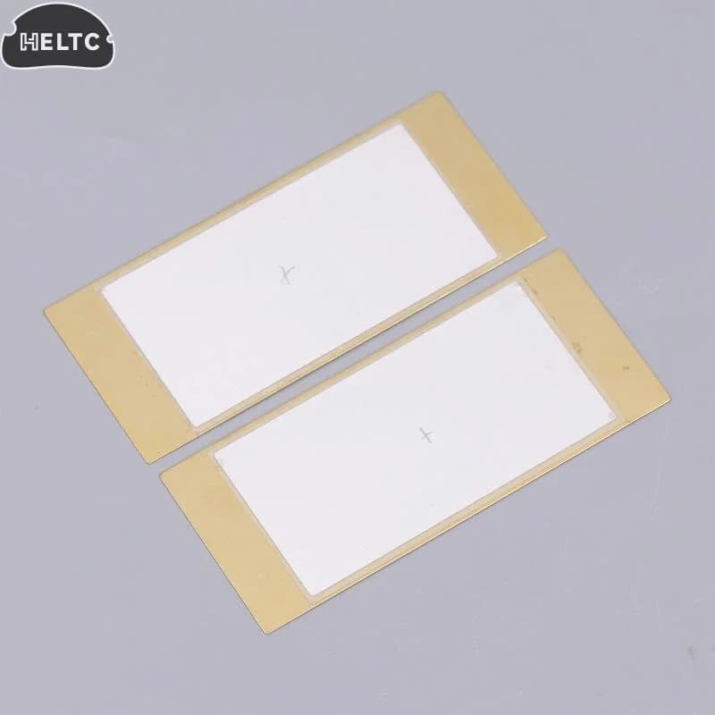 2 Pezzi Piezoelettrici Bimorfi in Ceramica PZT per Generazione di Energia 80mmx33mmx0.6mm