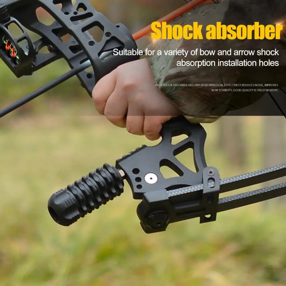 11*4 centimetri Arco Ammortizzatore Tiro Con Arco Composto Stabilizzatore Riser Estensione Ammortizzatore Bersaglio Silenziatori Arco Recurvo Caccia Shoot Fornitura