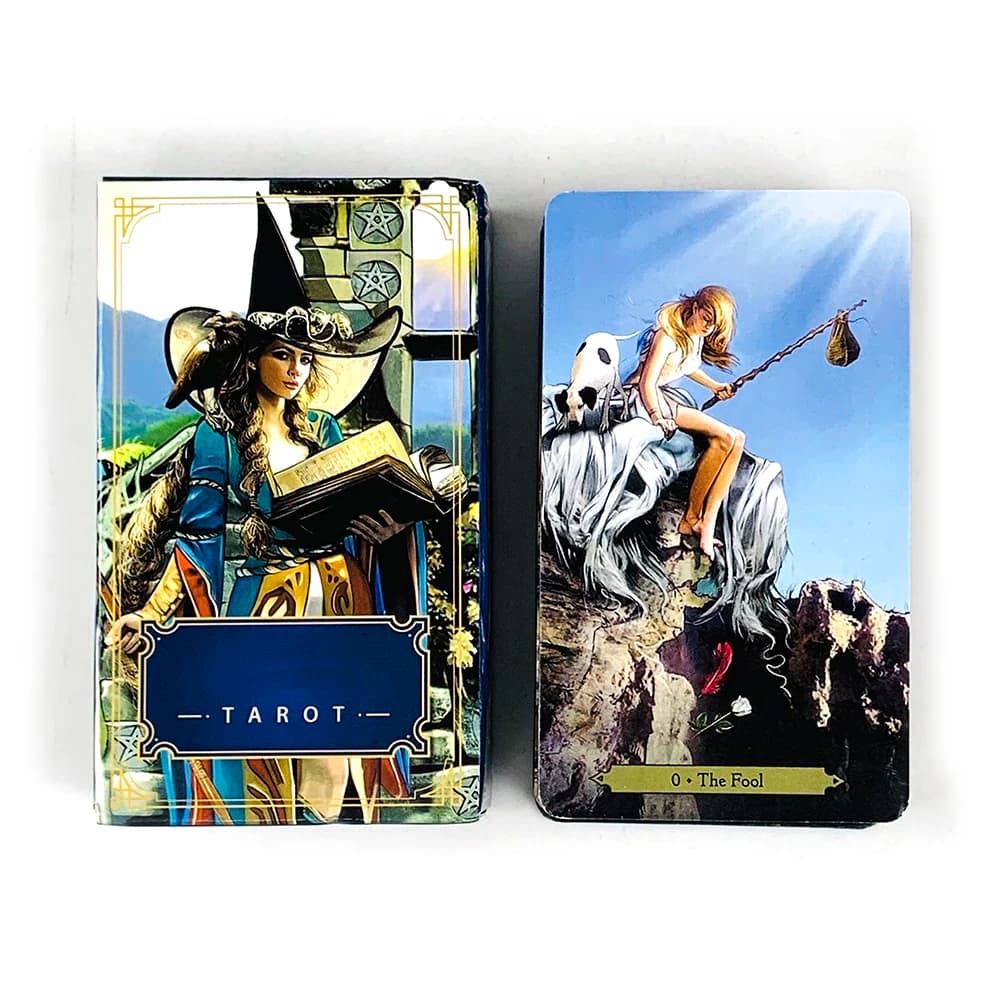 Carte dei tarocchi di vendita calda A 78 mazzi Oracle English Divination Edition Borad Giochi di gioco, giochi di carte da gioco di carte da campeggio Carte tascabili