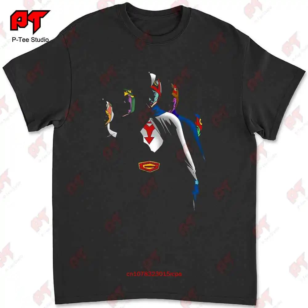 Gatchaman Superhero Character T-shirt 5H73
