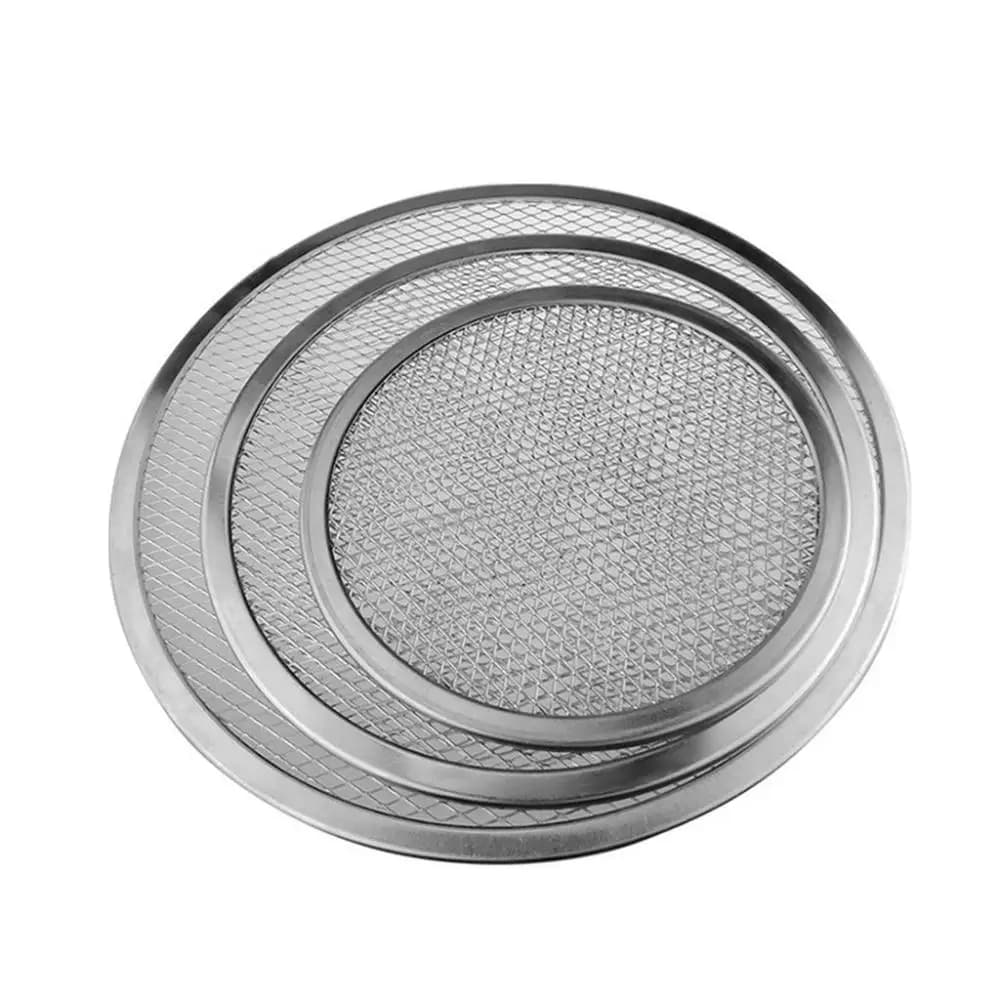 1 pcs 6-12 in Aluminium Mesh for Oven Baking Flat Baking Tray Net Kitchen Gadget Pizza Screen Pizza Tools