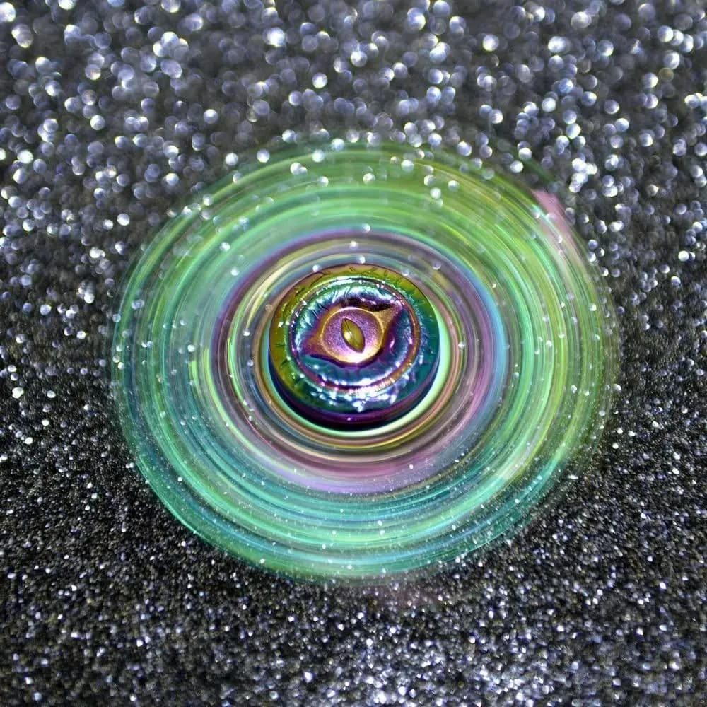 Spinner a Mano Dragon Wings in Lega Metallica, Silenzioso, Arcobaleno, Antistress, Giroscopio da Dito, Regalo di Compleanno