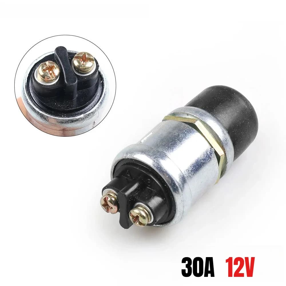 Interruttore a pulsante impermeabile 50A 12V per auto e barca, avviamento motore clacson BX101964