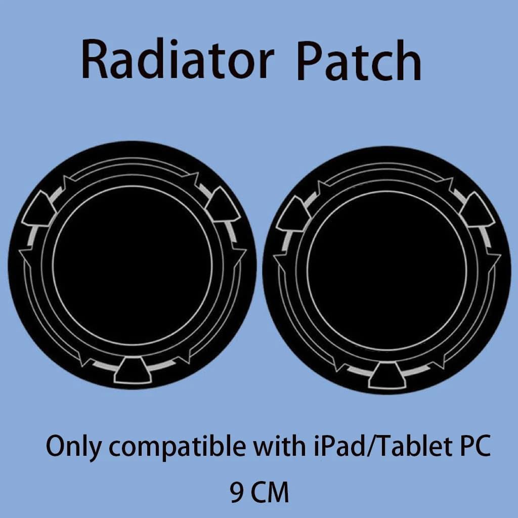 Piastra Universale da 9 cm per iPad, Anello di Supporto in Metallo da 9 cm, Radiatore in Lamiera, Adesivo Posteriore per Tablet PC/iPad