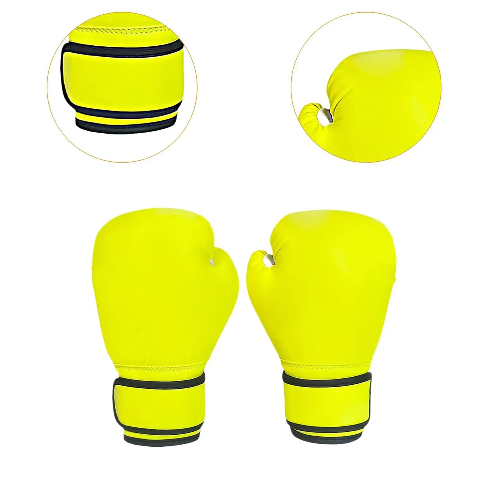 Guantoni da Boxe per Bambini in Pelle PU Traspirante, Guanti da Allenamento per Palestra Domestica, Kickboxing, Muay Thai e Grappling