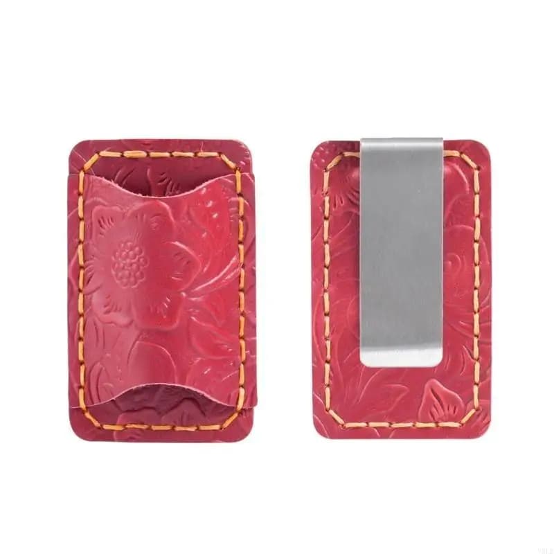 Y5LB Portapenne in pelle PU con clip in metallo Portapenne per notebook Portapenne a singolo per cartella raccoglitore