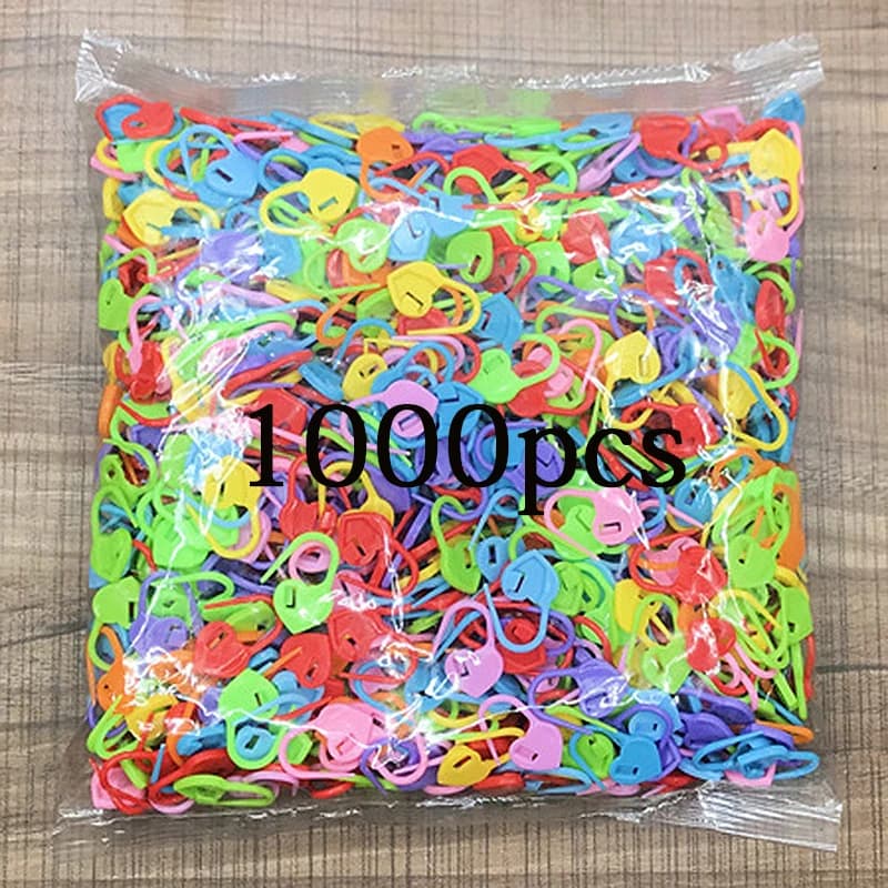 Strumenti per maglieria in plastica di colore misto Mini Clip in resina per piccoli perni pennarelli per punto di bloccaggio accessori per ganci per aghi per cucire all'uncinetto