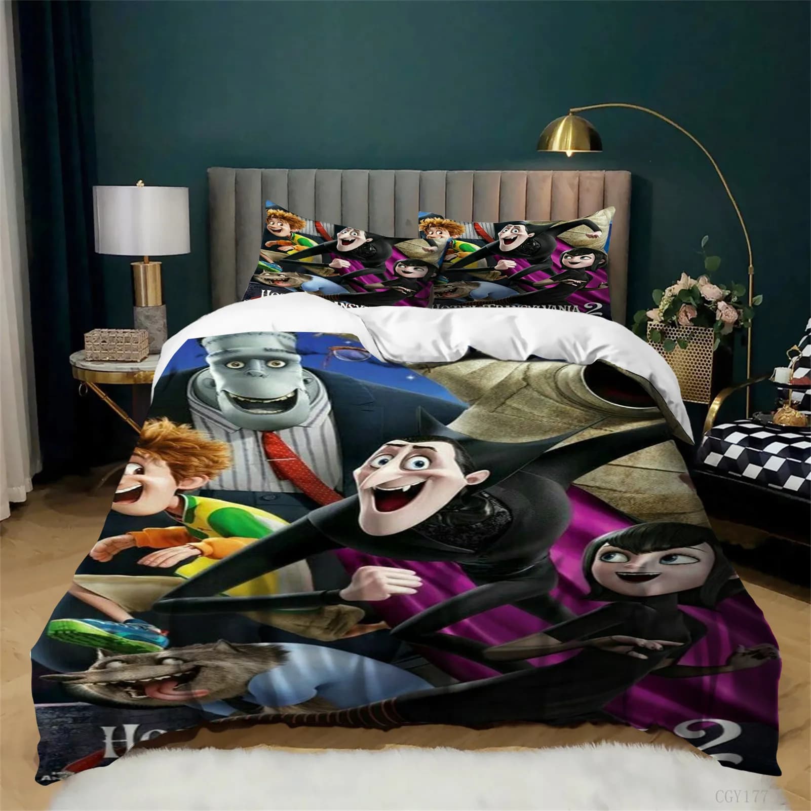 Set di Biancheria da Letto Hotel Tran-sylvania Cozy Soft 3 Pezzi con 2 Federe, Set Copripiumino Leggero e Confortevole