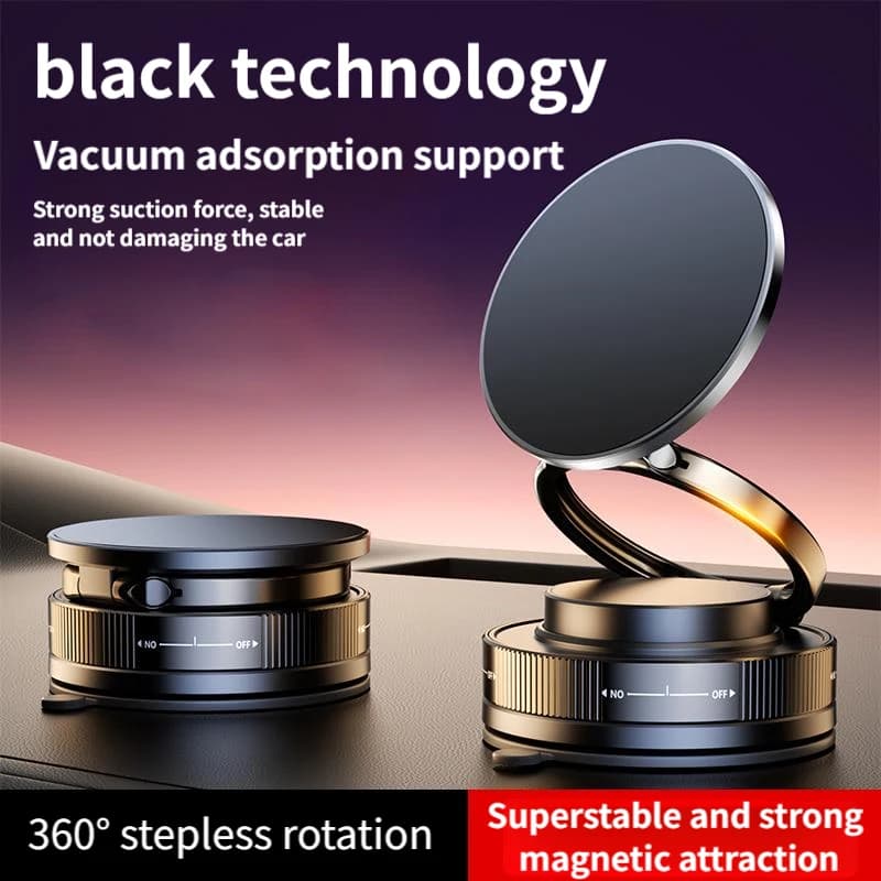 Support for smart phone for car Magnetic adhesive technology Universal bracket for vacuum absorption
