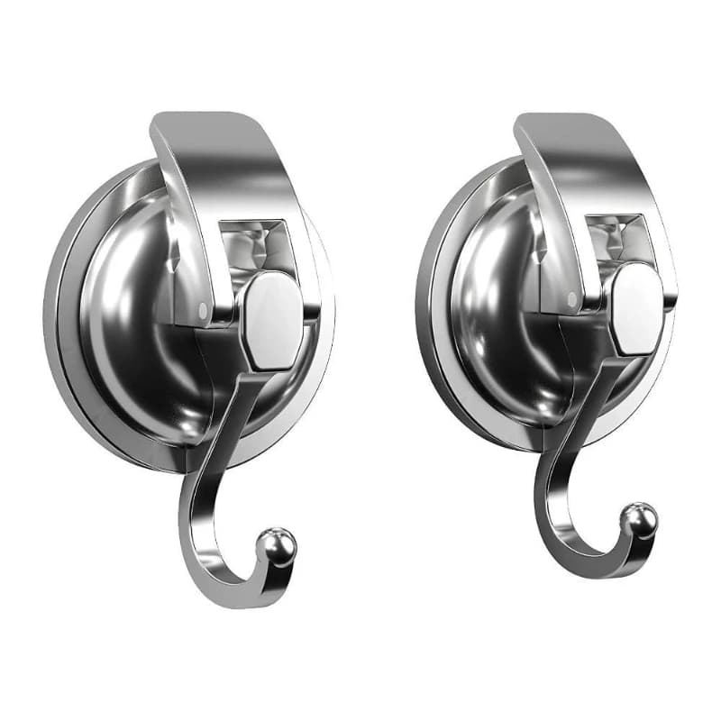 2 ganci a ventosa per doccia, ganci per doccia sottovuoto resistenti per doccia interna, super aspirazione per cucina, bagno, bagno