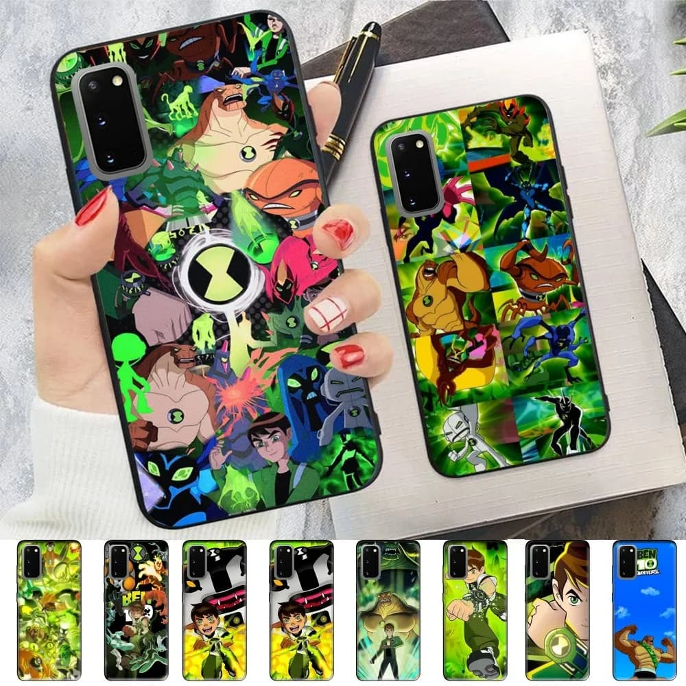 Cartoon TV B-Ben-10 for Samsung S 9 10 20 21 22 23 30 23 24 Plus Lite Ultra FE S10lite Fundas