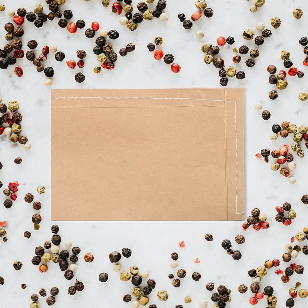 100pcs Kraft Paper Seed Flat Top Reusable For Vegetables Fruits Flowers Storage Nursery Grow Bags Small Business Packaging