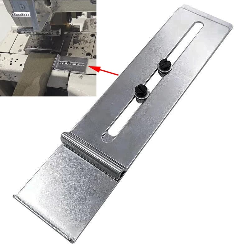 Regola per cucire/guida per emmer/accetta per nastro/cartella per cucitura di lap per macchina da cucire multi-ago Vc008/1404 Macchina per tirare la vita