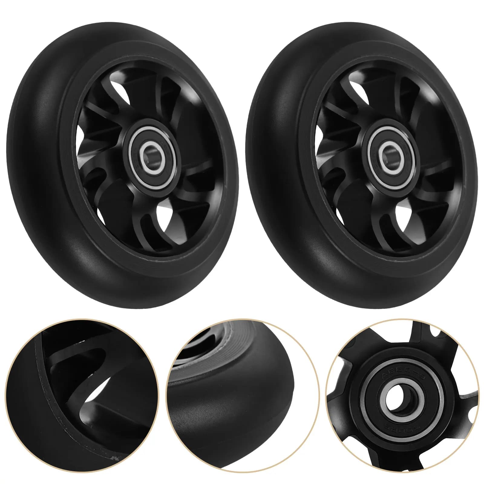 Ruote Ausiliarie per Bici e Scooter, Ricambio Ruota Girevole per Monopattini Elettrici, Accessori per Go-Kart