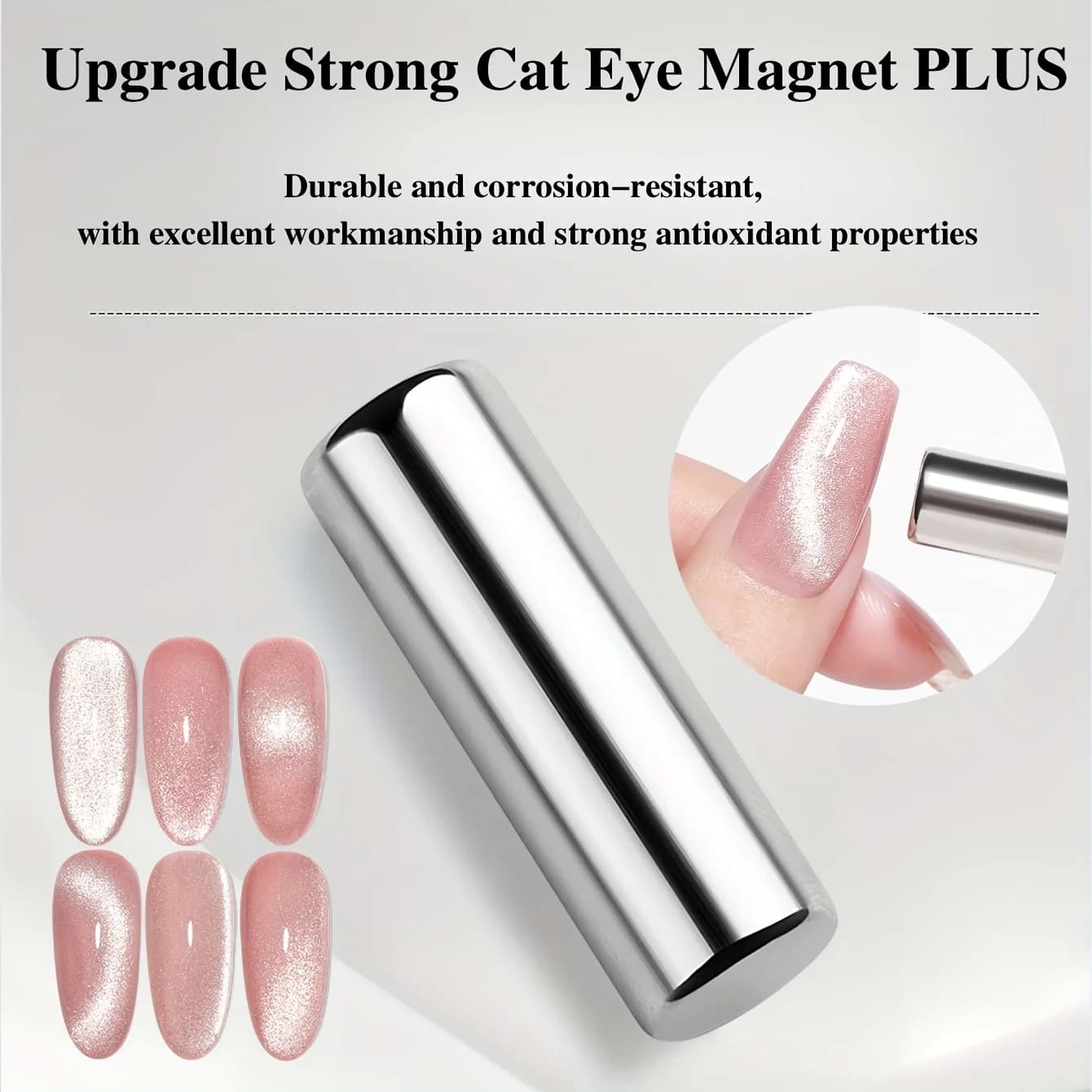 1Pack Nail Cat Eye Magnetic Rods 3D Nail Art Cat Eye Magnetic Bar Double Head Cat Eye Magnetic Pen UV Gel Nail DIY Tools Nail