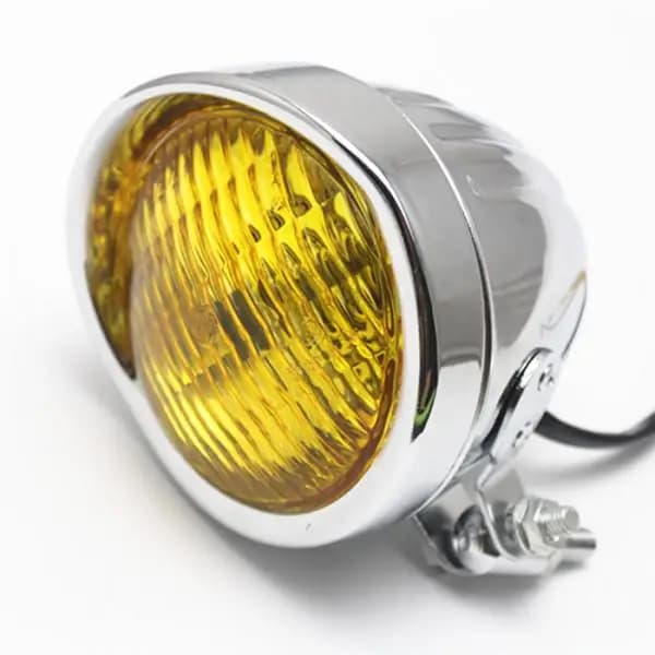 Faro per moto stile vintage Custodia in alluminio Fari a LED impermeabili Assemblaggio per motocicli personalizzati Harley