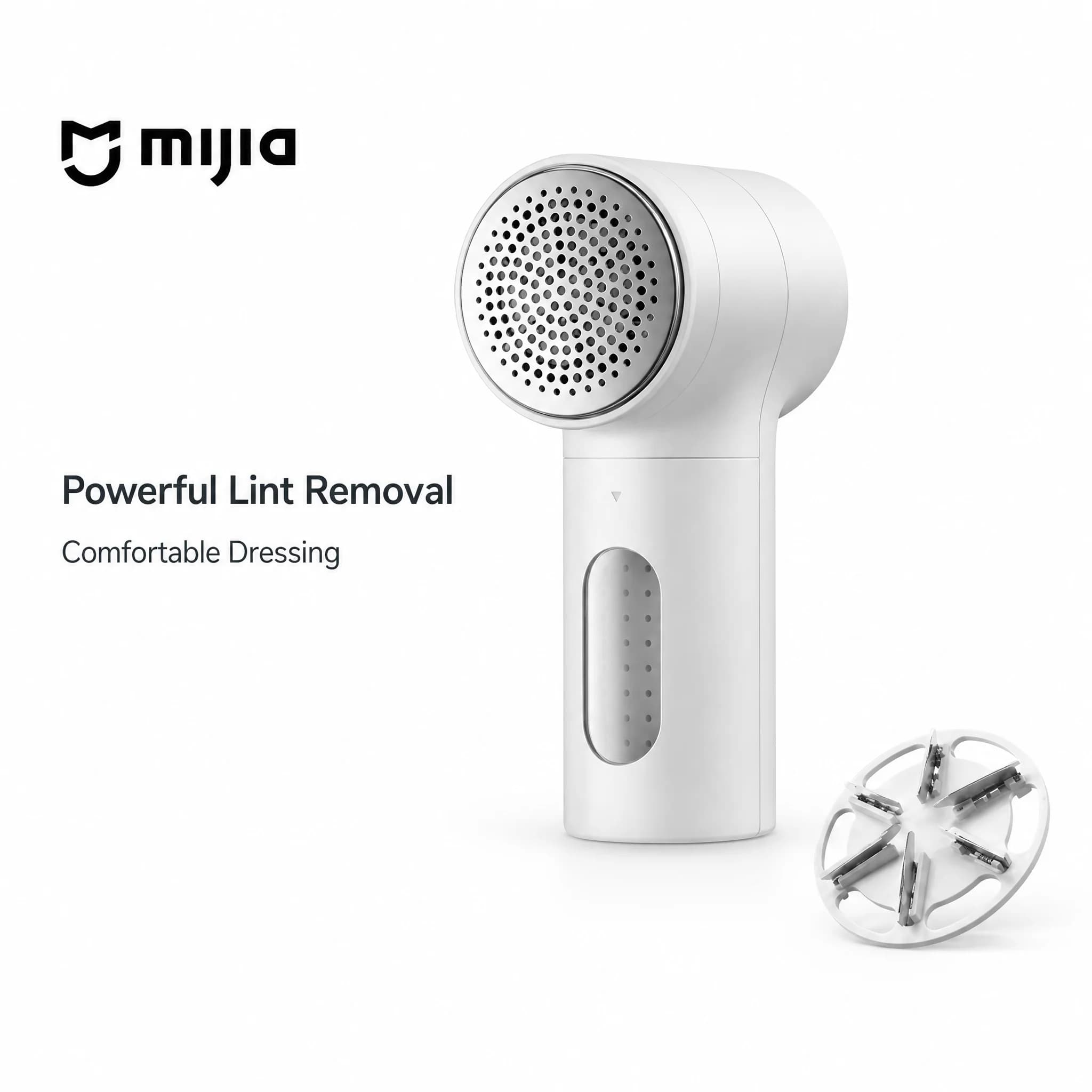 MIJIA Lint Remover 2,Fabric Shaver Clothes,180min Battery,6-Blade Strong Suction,USB Rechargeable,Fluff Pellet Removers