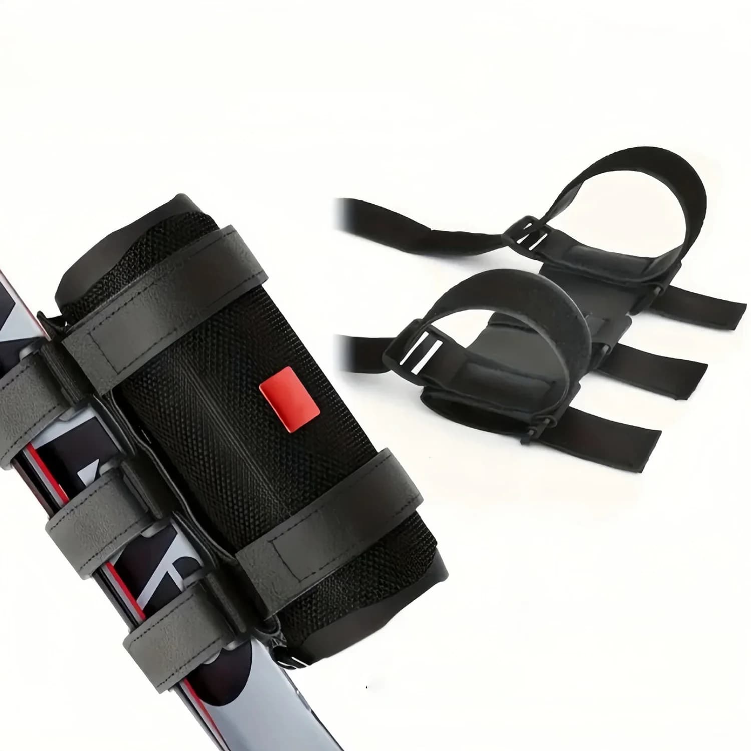 Portable Speaker Holder with Removable Strap Universal Fit Most Bluetooth Speaker for Moto/Golf Cart/Boat Railing/Bike Accessory