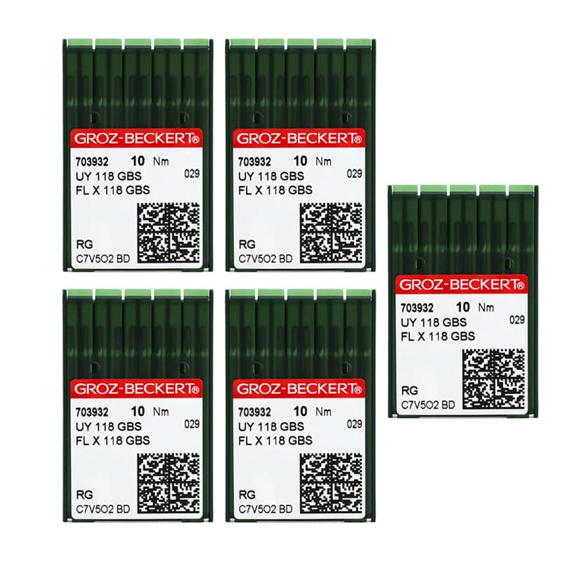 50 PCS YU118GBS Groz-Beckert Sewing Machine Needles For Yamato FD-62 Pegasus Industrial Flatseamer Sewing Machines