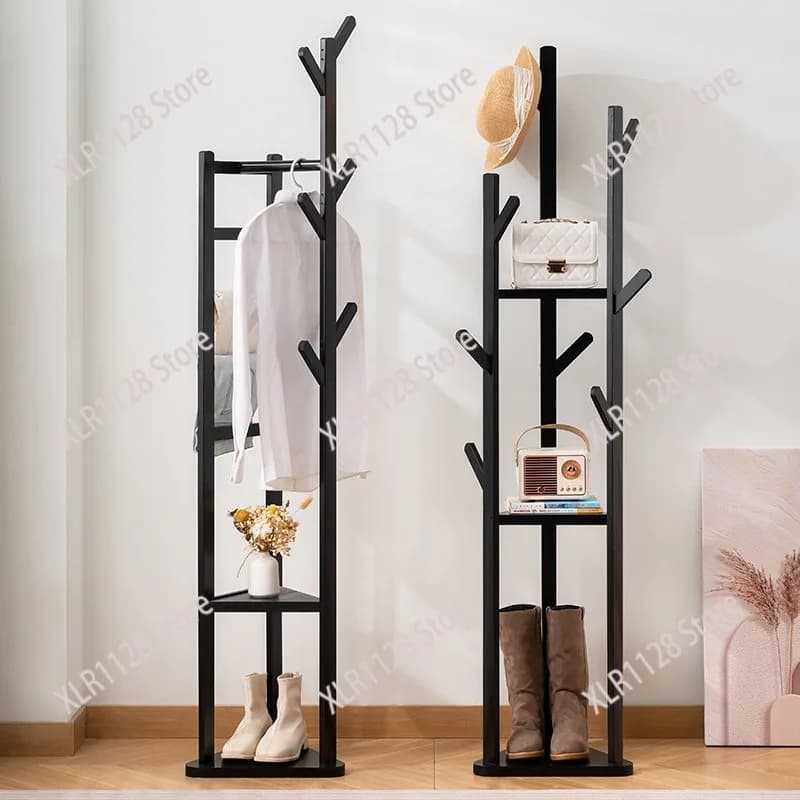 Appendiabiti da terra semplice, appendiabiti verticale per camera da letto, organizer per vestiti e capi d'abbigliamento per la casa