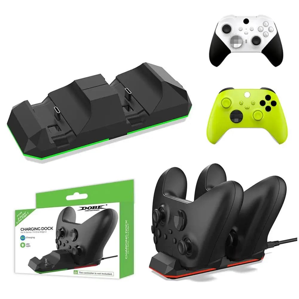 Supporto di ricarica per stazione di ricarica per controller con maniglia per stazione di ricarica Dual Dock per controller Xbox Series X/S, per Xbo U9H0