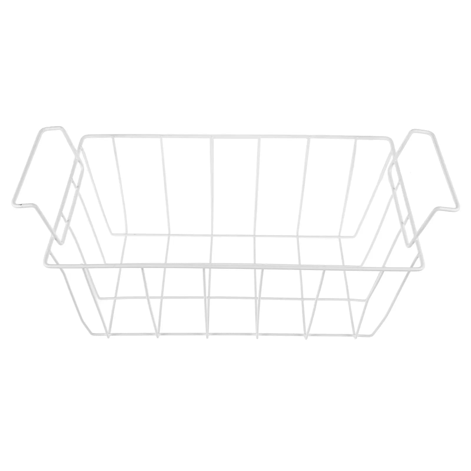Storage Basket for Freezer Chest Deep Wire Fridge Organizer Bins Baskets Metal Containers